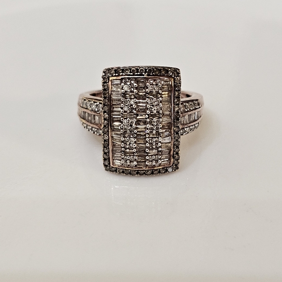 Genuine 1 Carat Diamond Ring Rose Gold Vermeil Size 7! - Picture 8 of 13